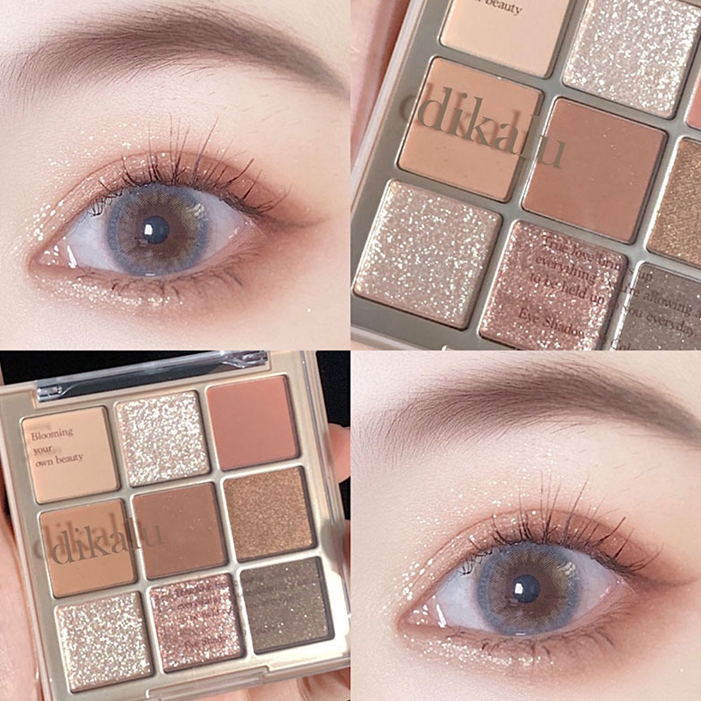 Bảng Phấn Mắt 9 Màu Sắc Dikalu Baby BB1 MMQ 2022