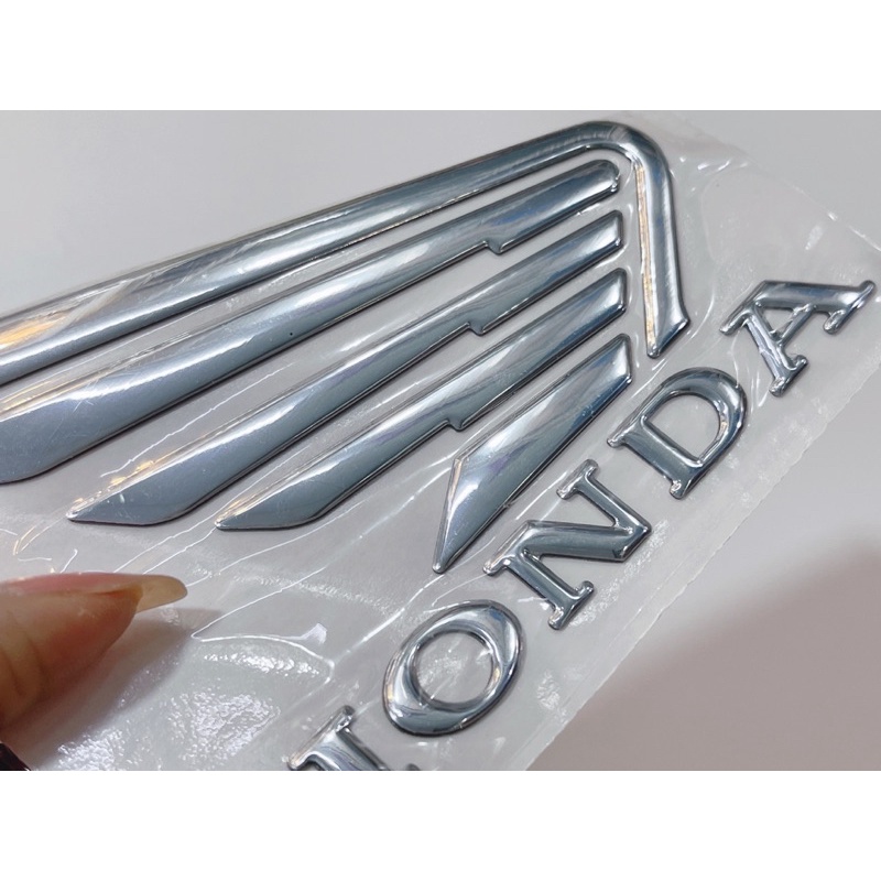 Cặp tem cánh chim dẻo lớn size 11x8.5cm có sẵn keo, dán trang trí xe máy