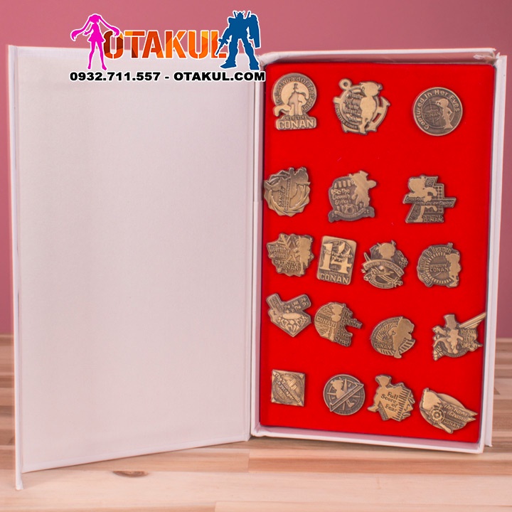 Bộ Huy Hiệu Conan 18 cái huy hiệu
