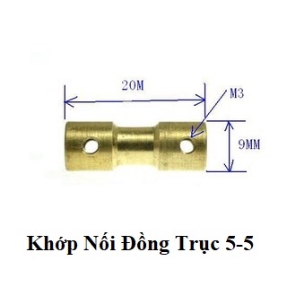 Khớp Nối Đồng Trục 5-5, nối trục 5mm với trục 5mm