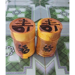 HỘP ĐỰNG TRÀ NGHỆ THUẬT GỖ