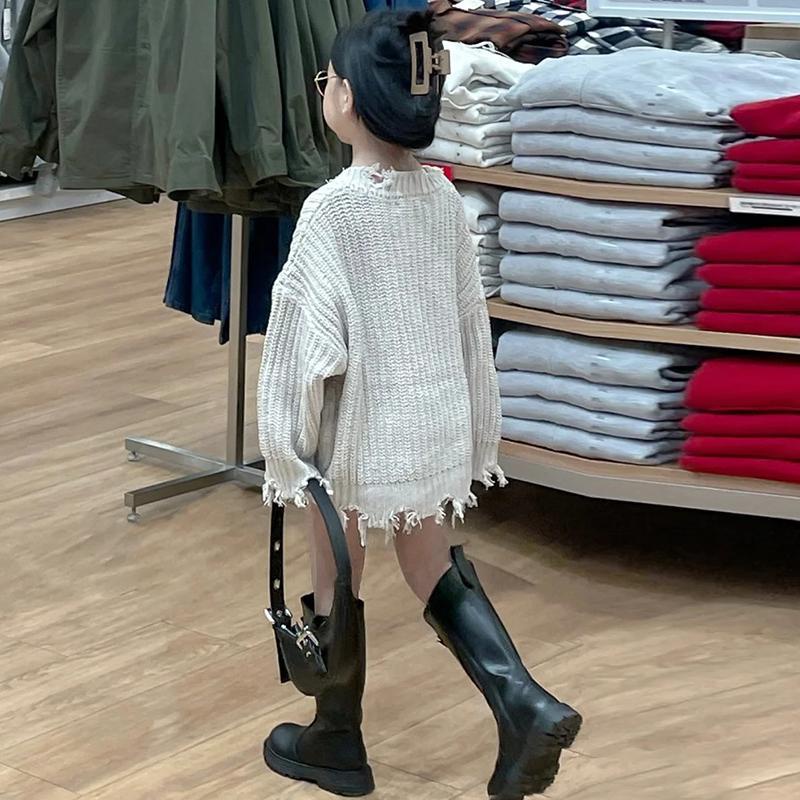 Áo Sweater Cổ V Kiểu Hàn Quốc Thời Trang Thu Đông 2022 Cho Bé