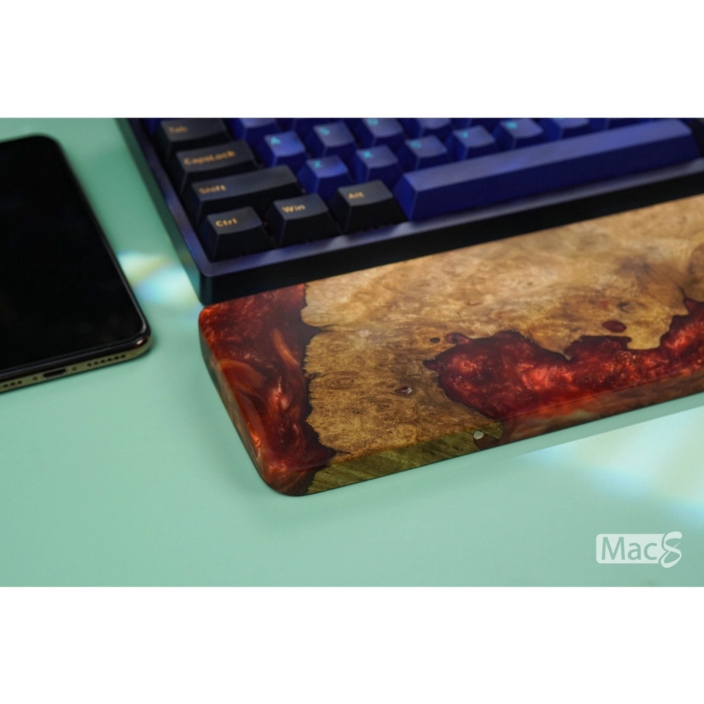 Kê tay resin gỗ Nu Alphawork Avocado Premium - Kê tay bàn phím