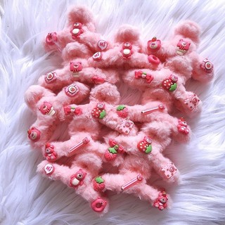 Kẹp tóc càng cua bông gấu dâu lotso