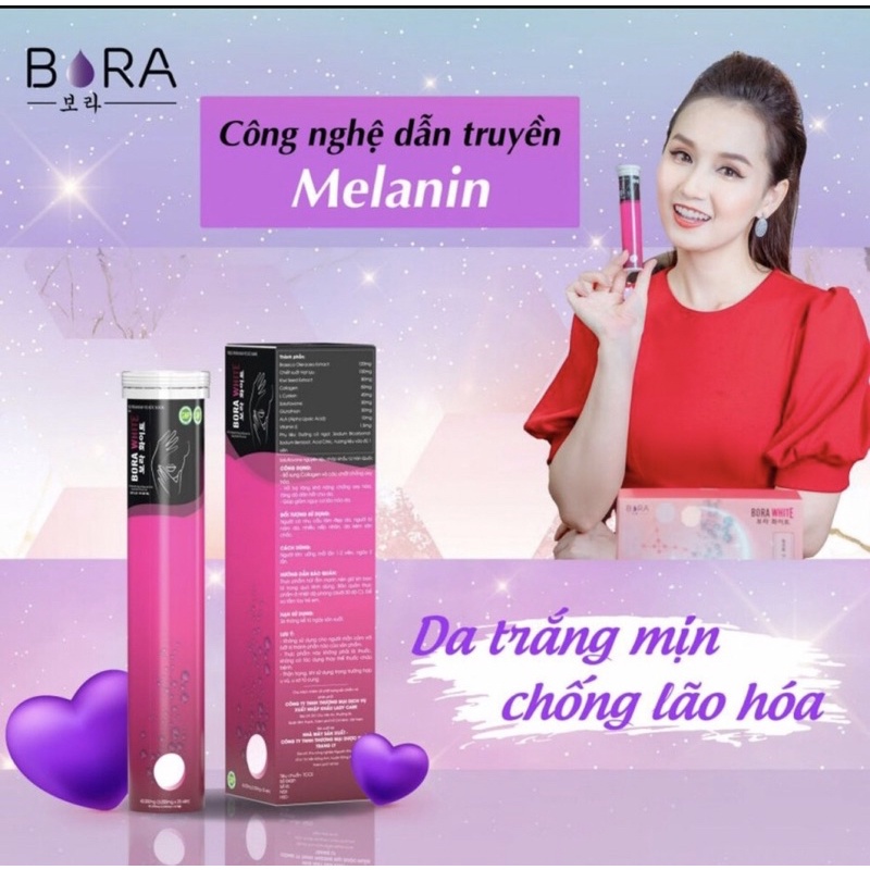 Viên Sủi Trắng Da,Chống lão Hoá BORA WHITE_Chính Hãng