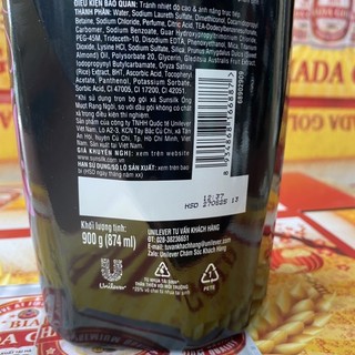 Dầu gội sunsilk đen 900g