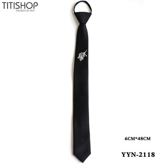 Cà vạt nam bảng nhỏ 6cm