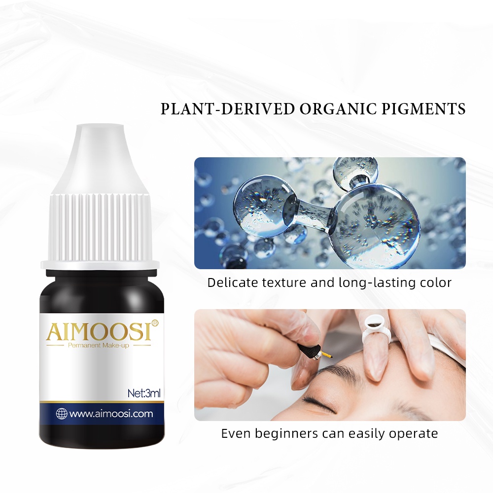 Mực Xăm Lông Mày/Môi Bán Vĩnh Viễn 3ml Thương Hiệu Aimoosi