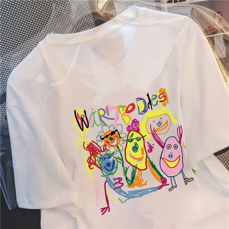 Áo thun NRVP 100% cotton tay ngắn dáng rộng