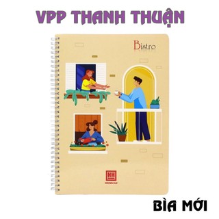 Sổ lò xo dọc A4 Bistro giấy dày 70gsm - 200 trang( 2839)