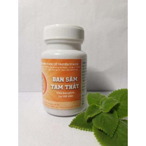 Thiếu máu cơ tim, rối loạn nhịp tim - Đan Sâm Tam Thất