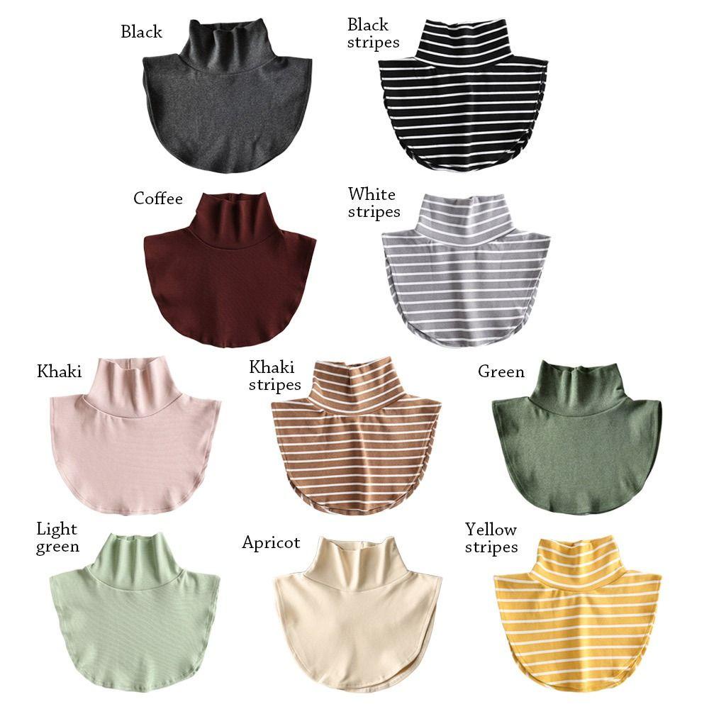 MIH Khăn Choàng Cổ Dệt Kim Chống Gió Có Thể Tháo Rời Thời Trang