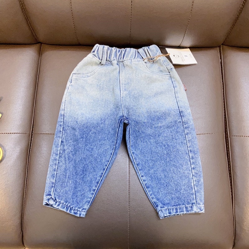 Quần jean dài bé trai baggy bé gái