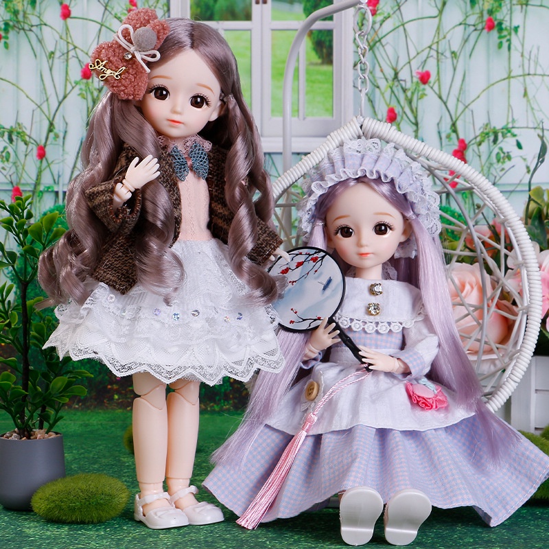 Mắt 3D 30cm Có Thể Di Chuyển, Nhiều Khớp Có Thể Thay Đồ Chơi Búp Bê Béo BJD