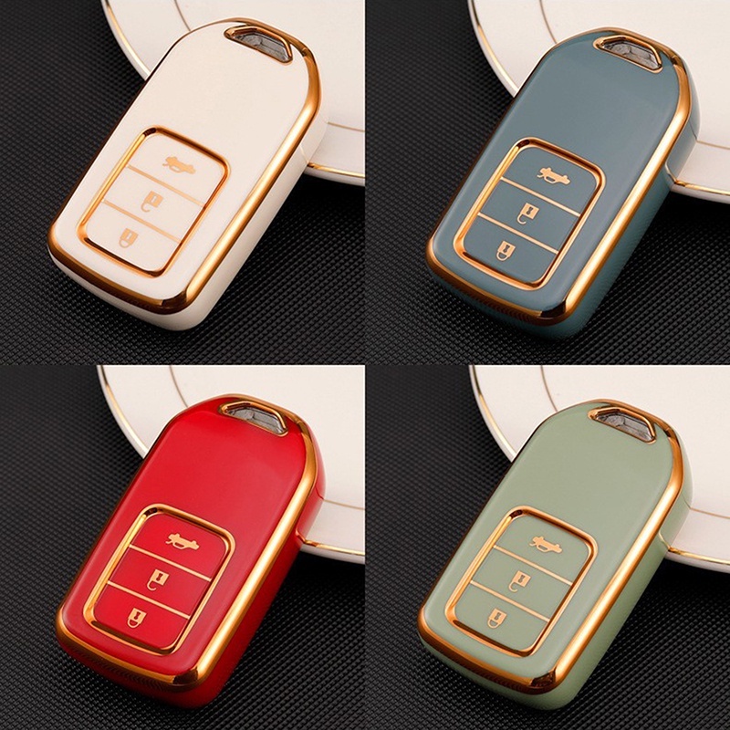 Bao Da, Ốp Bảo Vệ, Vỏ Bọc Chìa Khóa Bảo Vệ Chìa Khóa Điều Khiển Từ Xa Thông Minh Cho Honda City,CRV, CIVIC, ACCORD, HR-V