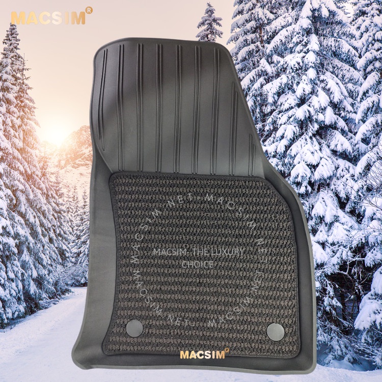 Thảm lót sàn ô tô 2 lớp cao cấp dành cho xe Audi Q3 2019+ nhãn hiệu Macsim 3w chất liệu TPE