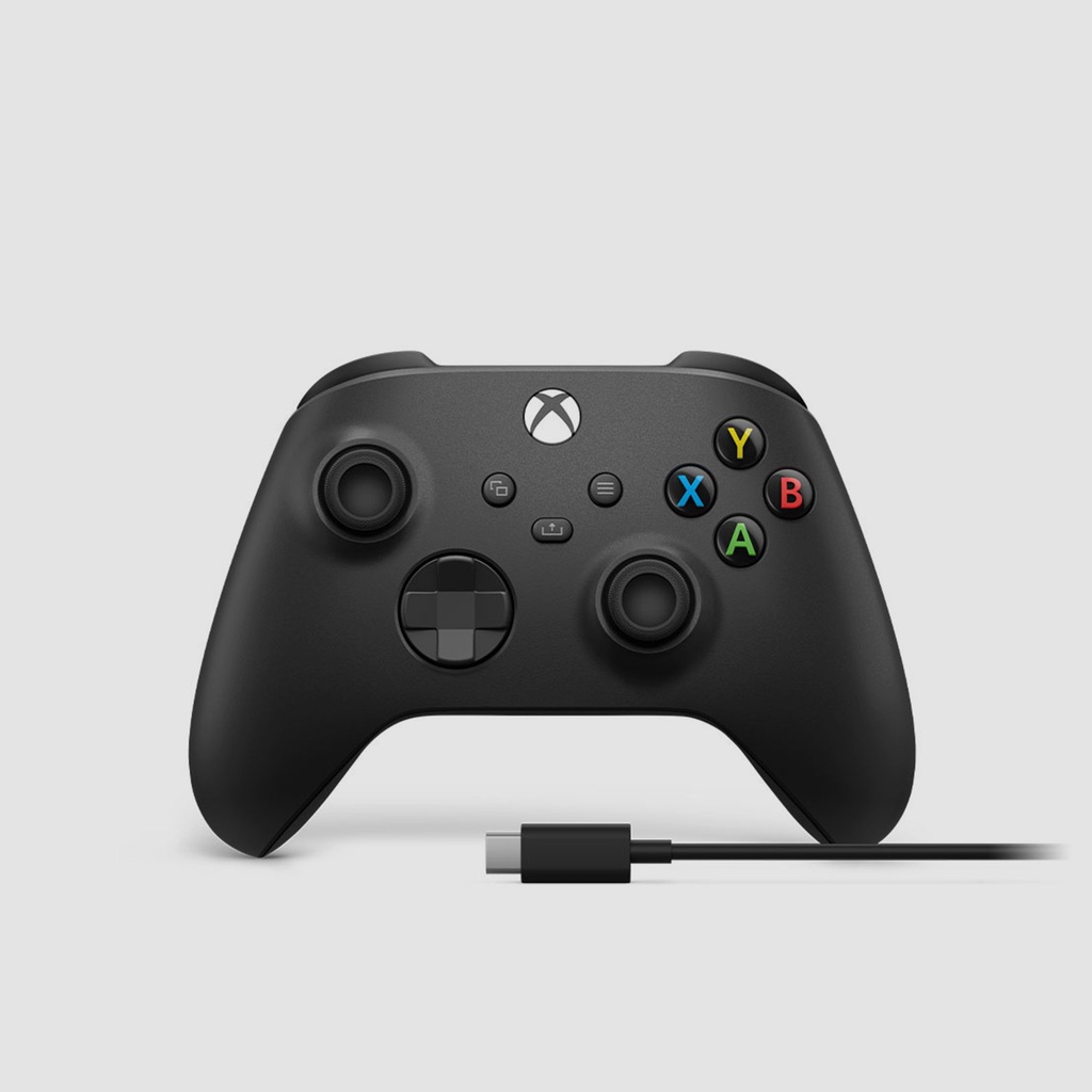 [Mã ELMS20 giảm đến 20K] Tay cầm chơi Game không dây Microsoft Xbox + Cáp USB-C, series X/S