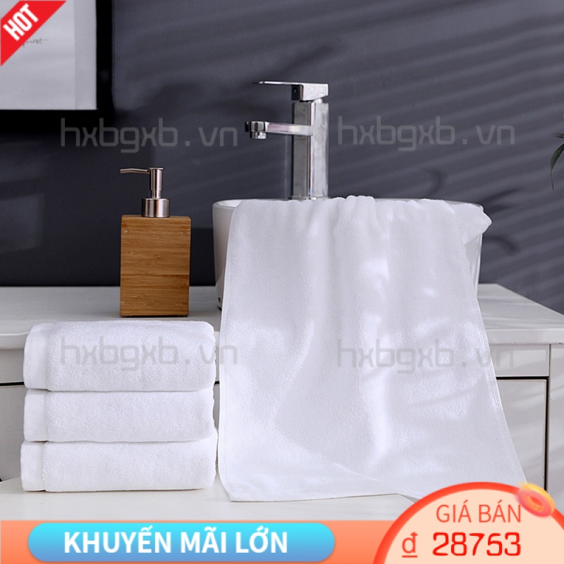 Khăn Tắm Cotton Mềm Mại Thấm Hút Tiện Dụng
