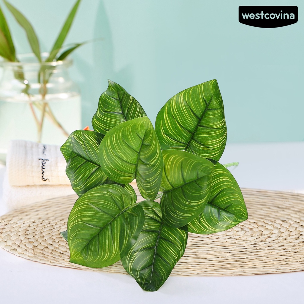 [WEST]⚘Cây Cảnh Nhân Tạo Sống Động Không Phai Màu Dễ Dàng Chăm Sóc Trang Trí Tường DIY Lưng