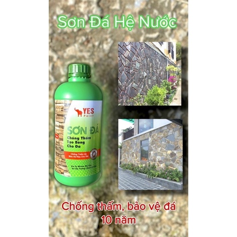 Sơn Đá Siêu Bóng Hệ Nước YesPaint 1 Lít