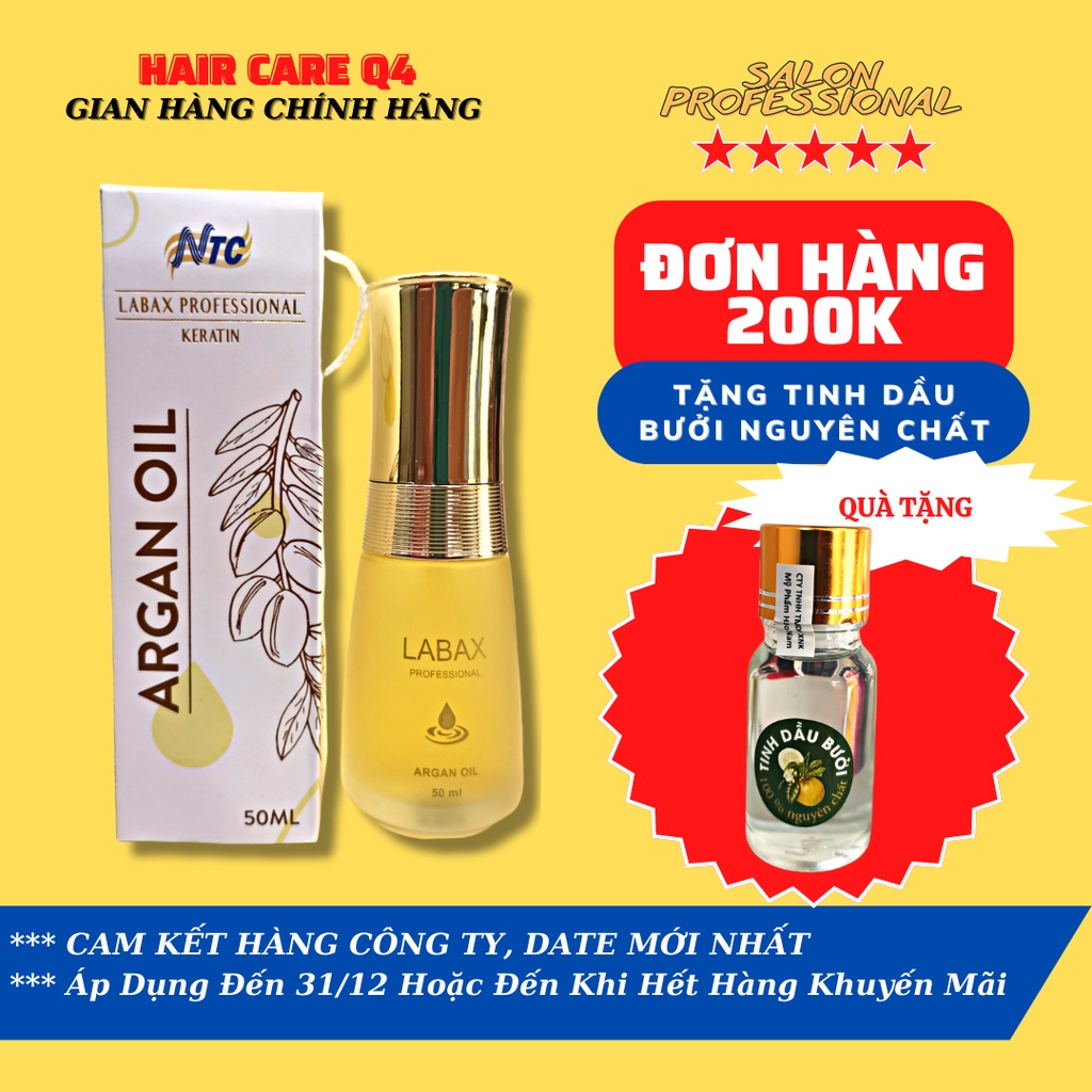 Tinh Dầu Serum Phục Hồi Tóc NTC Labax Argan Oil 50ml Chính Hãng Cty - Hair Care Q4