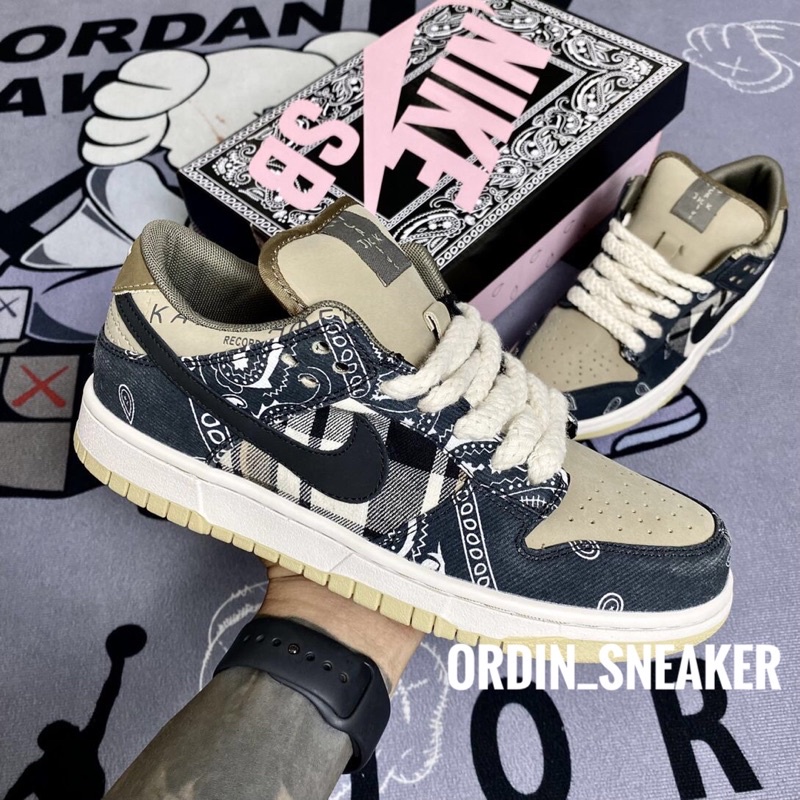 GIÀY SB DUNK TRAVIS SCOTT THỔ CẨM LAI AU