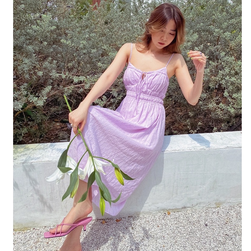 Đầm hai dây tím pastel Rata Dress Gem Clothing SP060692