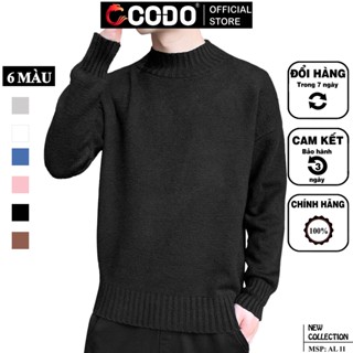 Áo Len Nam Cao Cổ CODO Chất dày dặn Dáng Hàn Quốc AL11