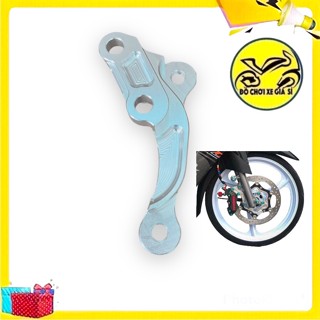 Pát trước Sirius/Ex 2010 đĩa 260/267mm xài heo Adelin 4Pis. Pad heo dầu