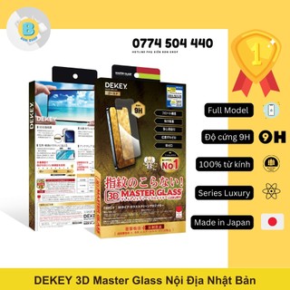 Kính cường lực dekey 3d master glass luxury