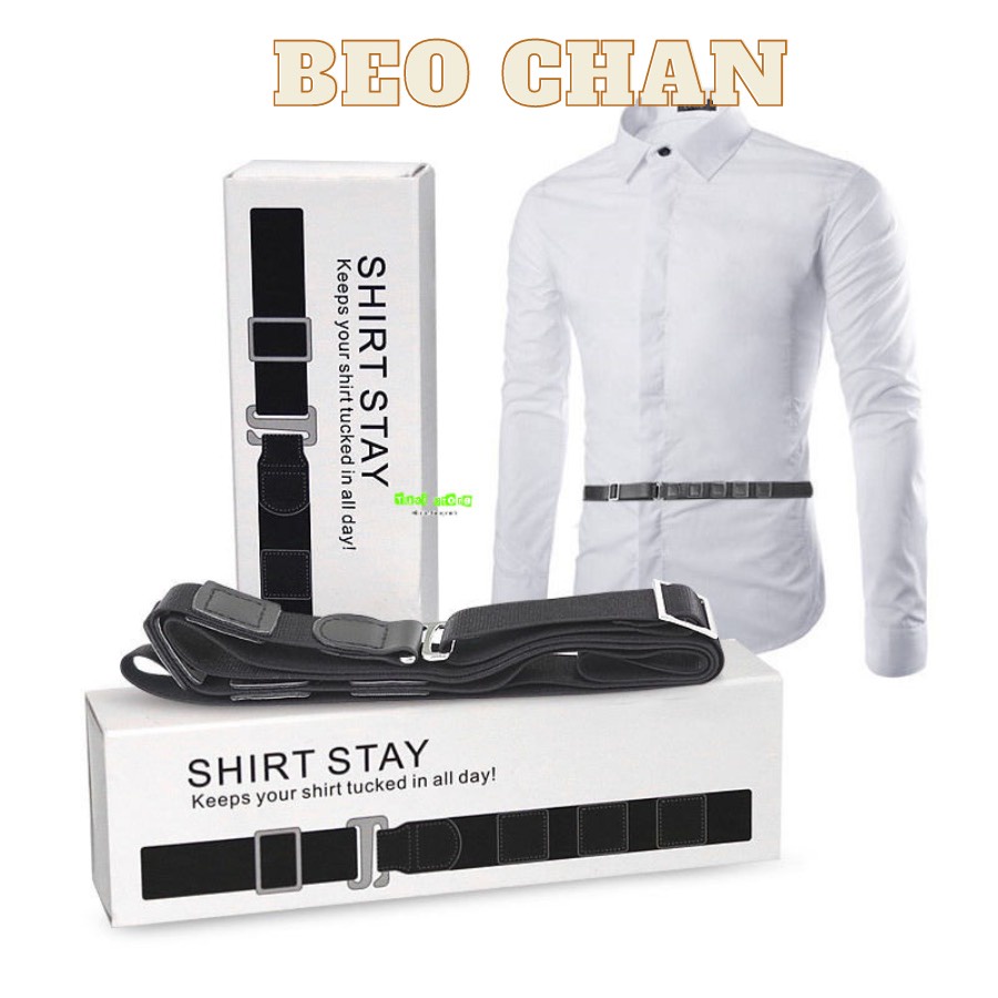 Dây Nịt Thắt Lưng nam Nữ Dây Đai Giữ Áo Sơ Mi Thẳng Beo Chan, Dây Đai Sơ Vin Cho Nam Nữ