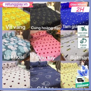Set ga gối chăn hè Cotton poly 5 món mới nhất. Được chọn mẫu