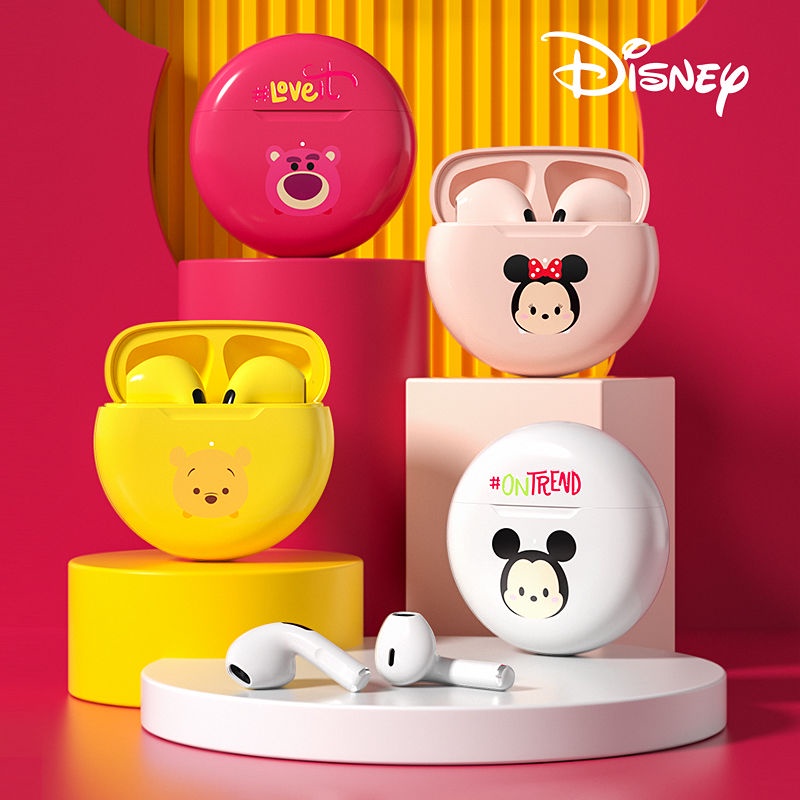 DISNEY Tai Nghe Không Dây Pro 6 TWS Bluetooth 5.1 Có Mic Điều Khiển Cảm Ứng