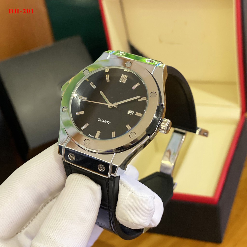 Đồng hồ nam Hub 201 - 42mm classic - Máy pin Bảo hành 12 tháng