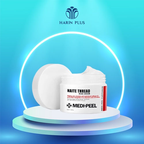 Kem dưỡng da cổ Medi-peel Naite Thread Neck Cream 100ml bổ sung collagen, giảm nhăn, dưỡng ẩm Harin Official Store