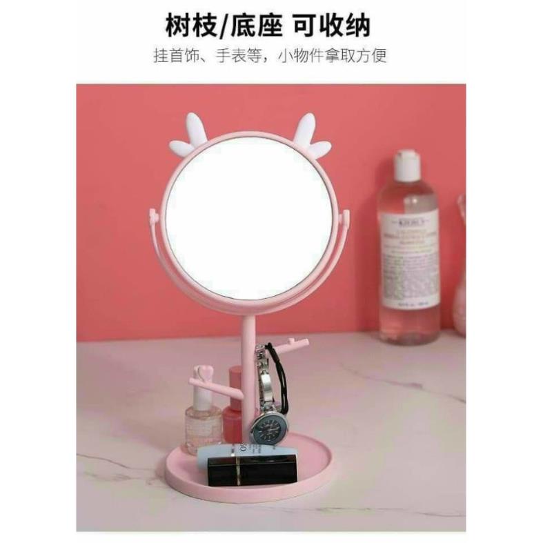 kho sỉ  Gương Tai mèo Để bàn Đáng yêu