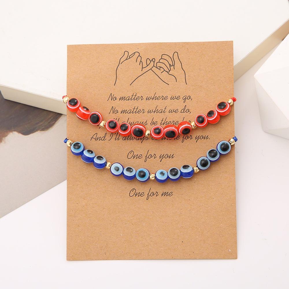 Vòng Tay Chuỗi Hạt Co Giãn Nhiều Màu Sắc Phong Cách Thổ Nhĩ Kỳ 26Ede Thời Trang Cho Cặp Đôi