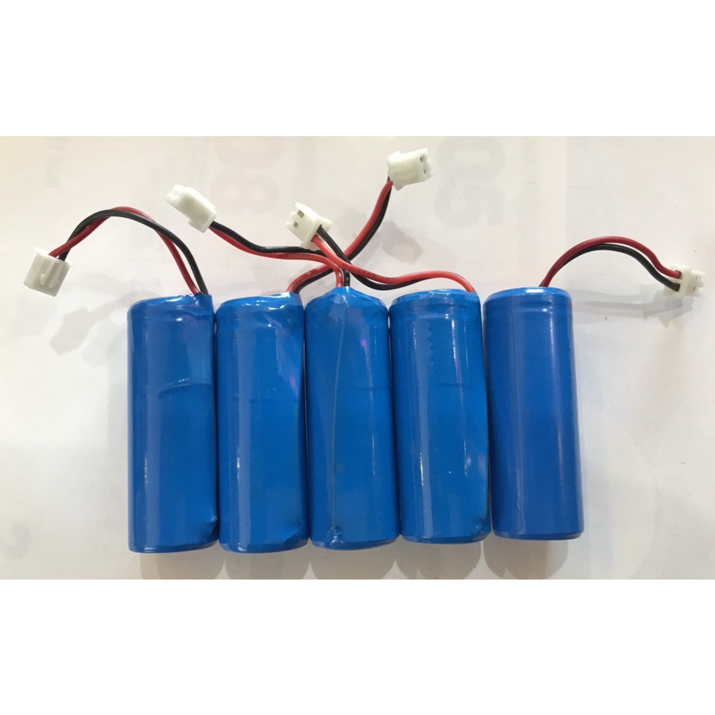 Pin Sạc Lithium 18500 3.7V - Jack 2.0