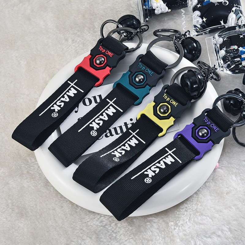 Móc Khóa Hình Ly Trà Sữa Màu Vàng Đen Sáng Tạo