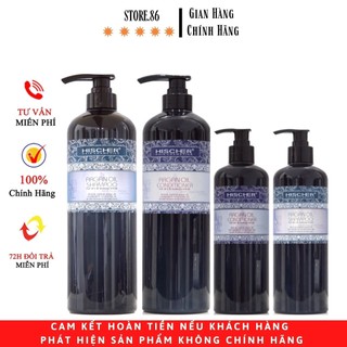 Dầu gội HISCHER collagen phục hồi tóc hư tổn khô sơ kiềm dầu sạch gàu, cặp gội xả HISCHER COLLAGEN 500ml –1000ml chính h