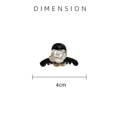 1 Kẹp Tóc Hình Hoa Trà Đính Ngọc Trai Nhân Tạo Phong Cách Hàn Quốc Thời Trang