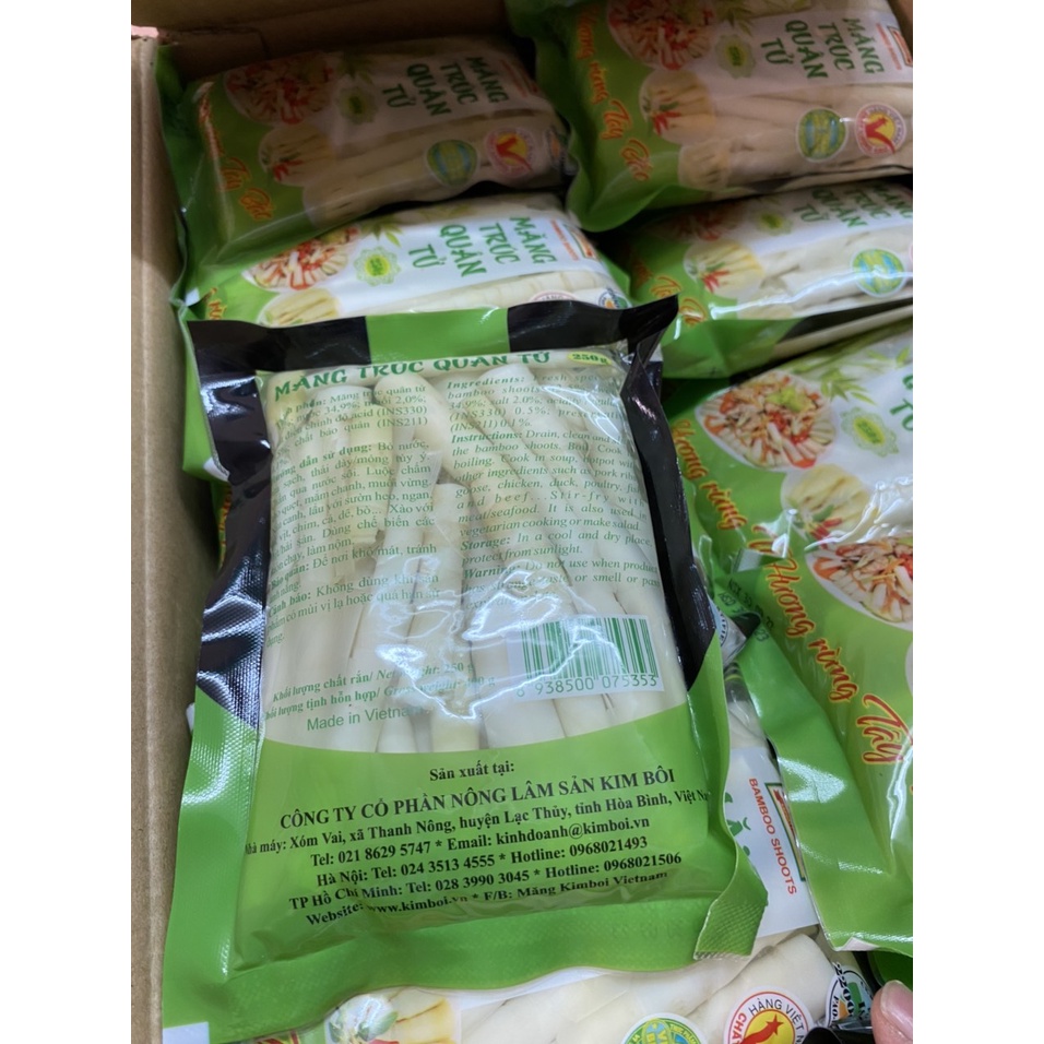 Combo 10 gói măng trúc quân tử