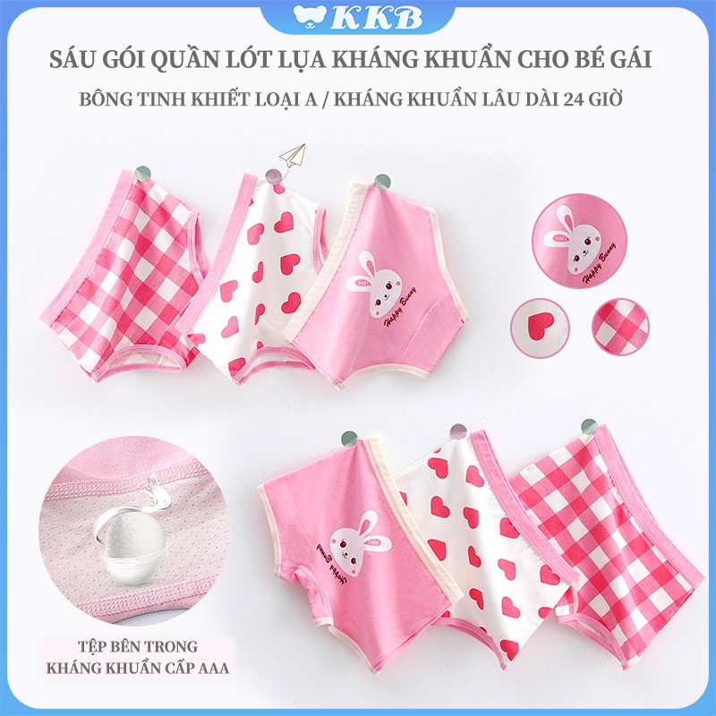 bộ 6 mónquần lót bé gái quần chíp bé gái quần chip cho bé gái quần lót cho bé gái đồ lót bông quần lót trẻ em quần lót cho bé gái quần chip bé gái quần chíp bé gái quần lót cho bé quần lót trẻ em quần lót bé gái
