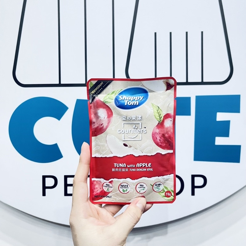 Pate cho mèo Snappy Tom Trái Cây - Gói 85 Gram Hàng Nhập Khẩu