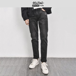 Quần jean nam trơn form slim - routine 10s21dpa033