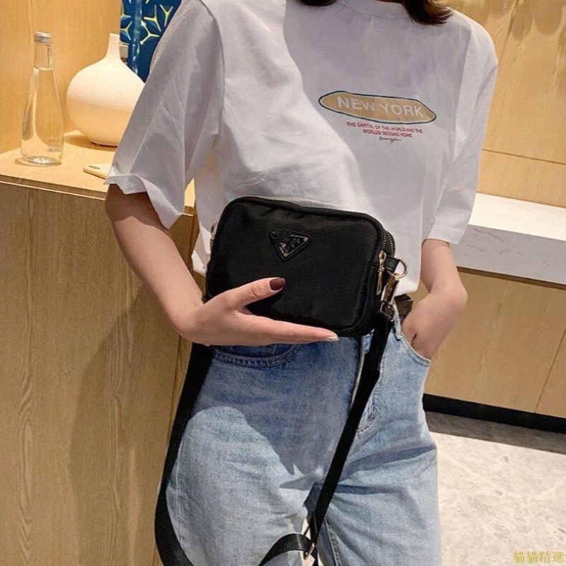 Túi Đeo Chéo Pra 3 Ngăn Vải Dù shop thoi trang tuyen si
