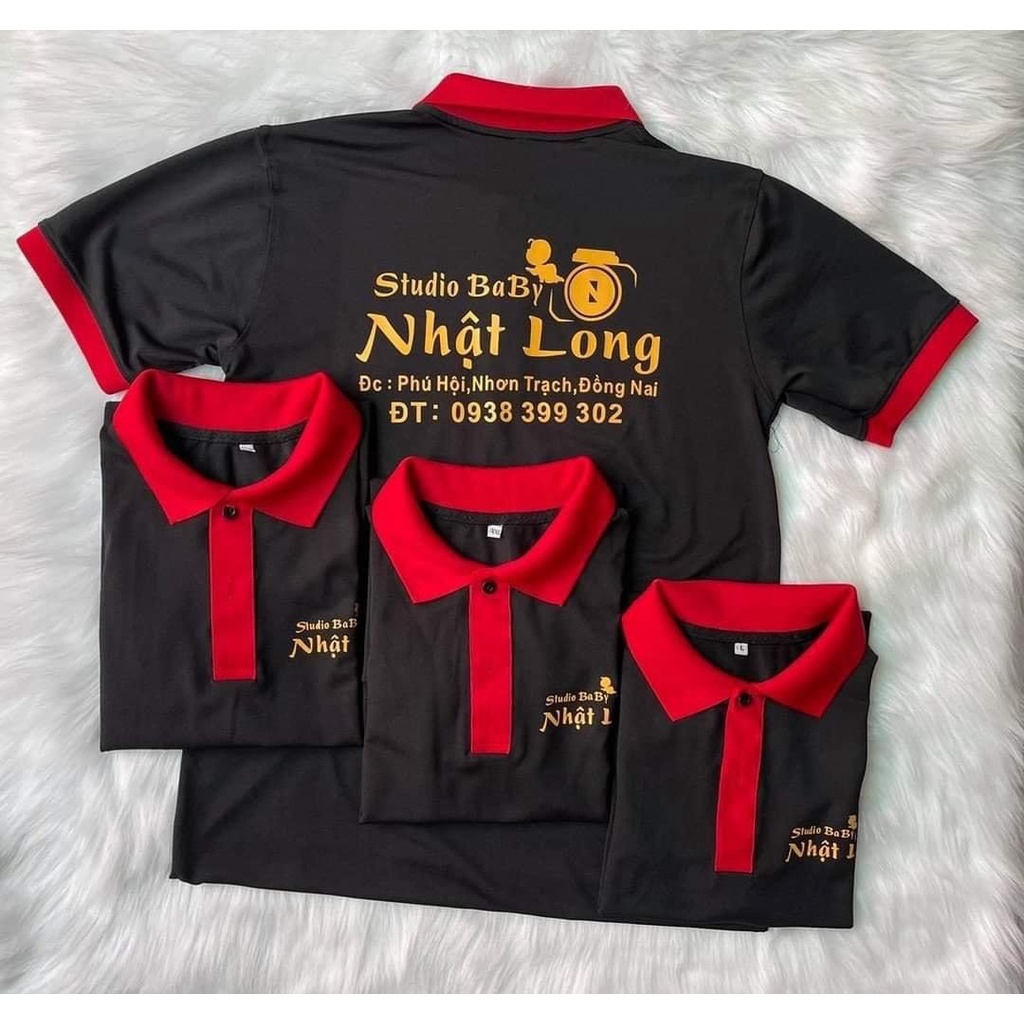 ÁO ĐỒNG PHỤC POLO 247 form áo chuẩn dáng chuyên dành cho nhóm lớp, nhà hàng, công ty, in ấn theo yêu cầu