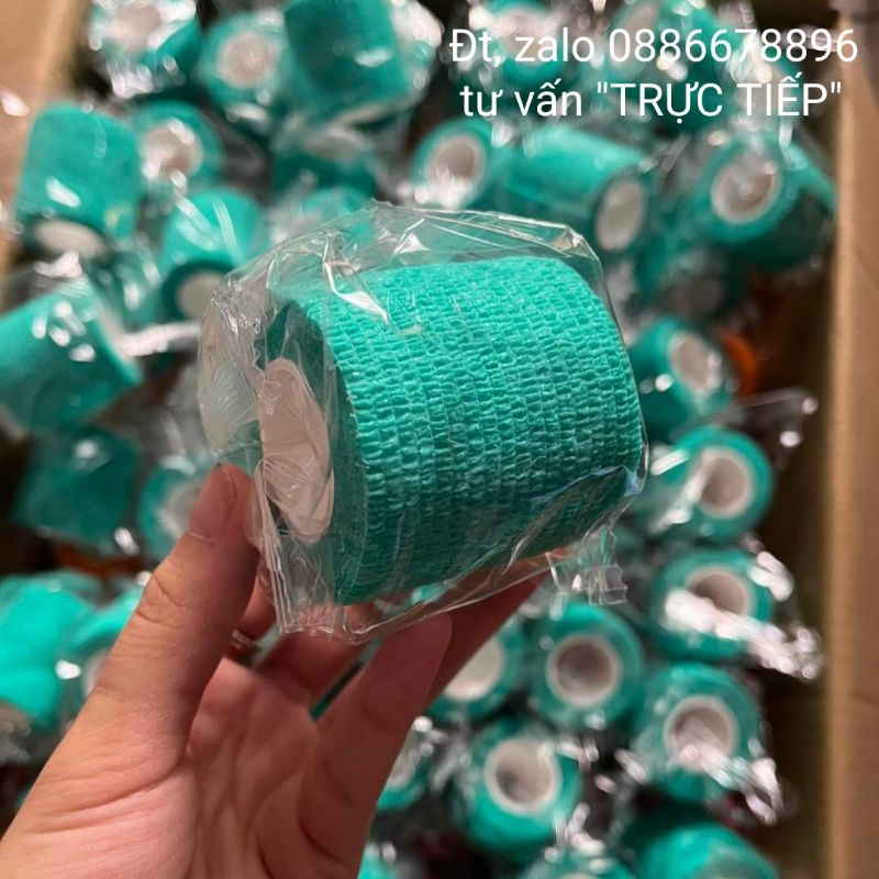 Băng keo thể thao 5cm Đỏ giúp cố định bảo vệ các khớp cơ vận động giảm trấn thương trong thể dục, thể thao