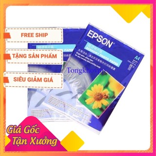 10 tập giấy in ảnh hoa cúc 1 mặt epson khổ A4