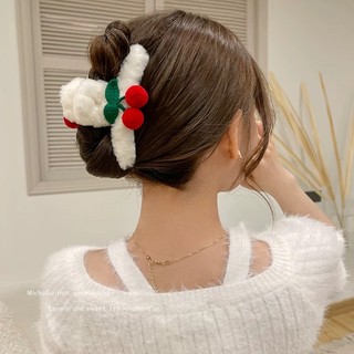 Kẹp tóc cherry 🍒 xinh yêu kẹp tóc Đan len HandMade